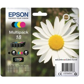 Epson Inktpatroon T1806 Multipack (zwart+kleur)