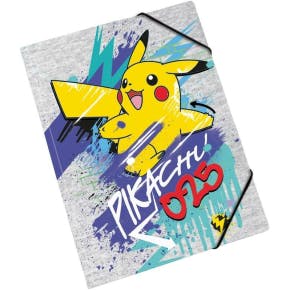 Pokémon Elastomap A4 Pikachu - Grijs
