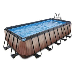 Exit Frame Pool 5.4x2.5x1.22m (12v) – Timber Style