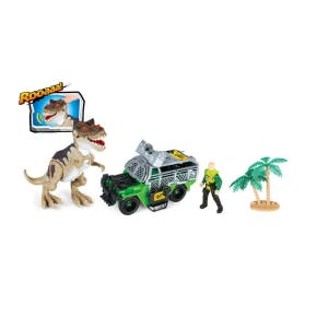 Set De Jeu Dinosaure Avec Jeep 