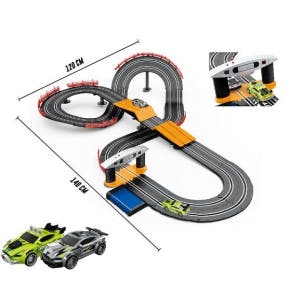 Wheellious Circuit Orange 3 En 1 Dual Racer