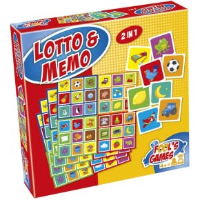 2 In 1 Memo Lotto - Spel