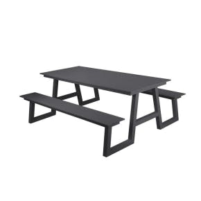 Table De Pique-nique Aluminium Noir