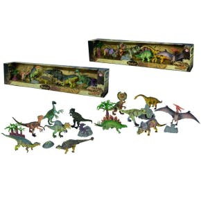 Dinosaurus Set 6 Dino 13x80x17 (1 Van Assortiment) 