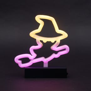Neon Led Lamp Halloween - Heks