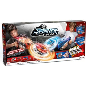 Silverlit Pack De 2 Blasters Spinner Mad - Toupies De Combat