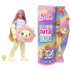 Poupée Barbie Cutie Reveal Série Cosy Cute Tees - Lion