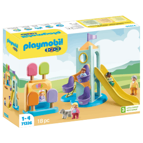 Playmobil 1.2.3 Terrain D'aventure - 71326