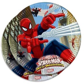 Assiettes Spiderman 8 Pièces