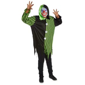Costume Clown Green + Masque
