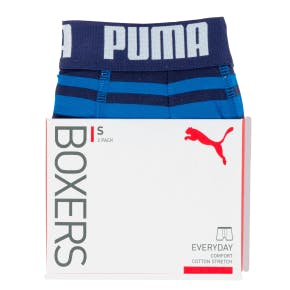 Puma Lot 2 Boxers Bleu