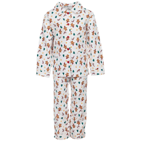 Pyjama Flanelle Blanc Noël Fille