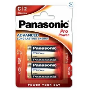 Panasonic Pro Power Lr14ppg Batterijen - 2 Stuks
