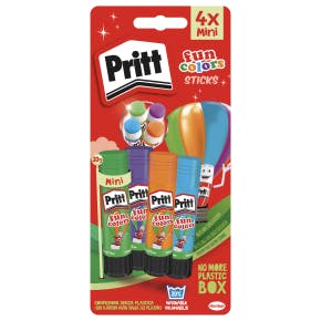 Pritt - Bâtons De Colle Fun Colors 4x10gr