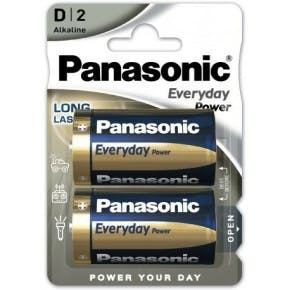 Panasonic Every Day Power Lr20 D Batterijen - 2 Stuks