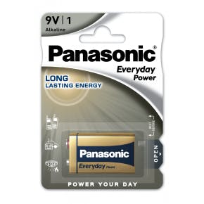 Panasonic Everyday 6lr61 Batterij - 1 Stuk