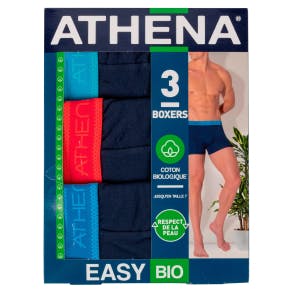 Athena Lot 3 Boxers Easy Bio
