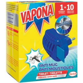 Vapona Elektrische Muggenverspreider Met 10 Tabletten