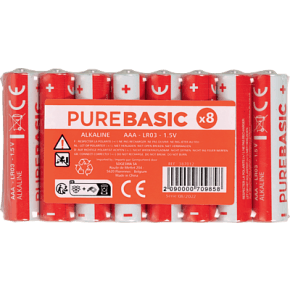 Pure Basic Aaa Lr03 Batterijen 8 Stuks