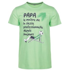 T-shirt Papa Le Maître De La Sieste