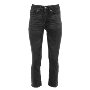Jeans Dame Cropped Flare Noir