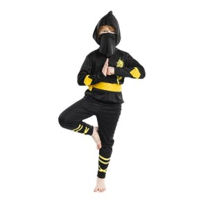 Costume Ninja Dragon Jaune