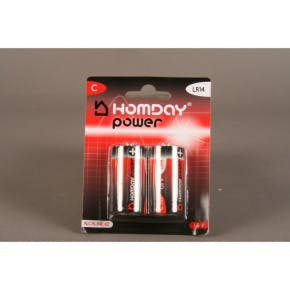 Homday Power Lr14 Batterijen - 2 Stuks