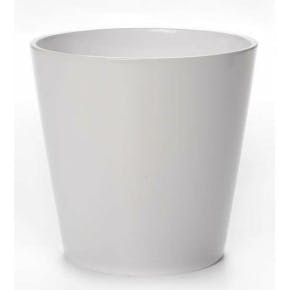 Cache Pot Céramique Blanc Alysse - H16 X D15.5