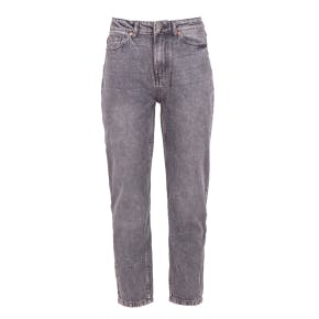 Jeans Mom Dame Taille Haute Gris