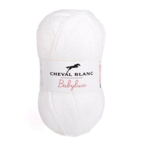 Cheval Blanc Pelote De Laine Babylux Blanc