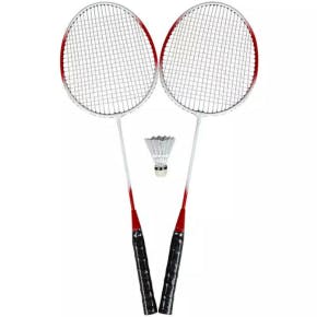 Raquette De Badminton X2 + 2 Volants