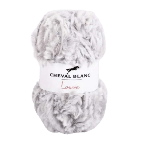 Cheval Blanc Louve Pelote De Laine Perle