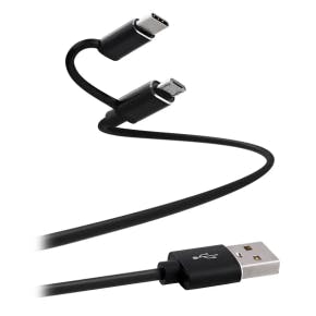 Cable Usb/ Micro Usb/usb-c 1m