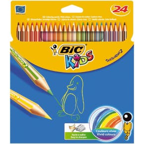 Bic Kids Crayons De Couleur Tropicolors - 24 Pièces