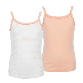 Set Van 2 Roze & Witte Meisjeshemdjes 