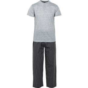 Pyjama Homme Gris Pants Tissés