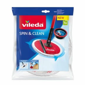 Vileda Spin & Clean Tête De Balai Serpillière