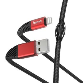 Câble De Charge/données Extreme Usb-a - Lightning 1,5 M Noir/rouge