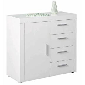 Commode Corbet 1p4t Glanzend Wit