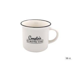 Mug Comptoir Porcelaine 38cl