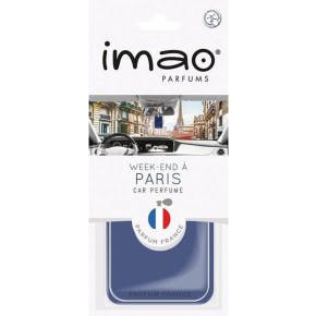 Imao Paris  luchtverfrisser voor auto  zwart