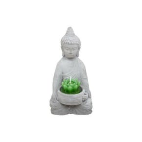 Cement Kaarsenpot Boeddha