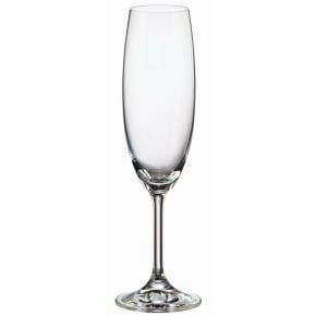 Set 6 Champagne Glazen Cristallin 220ml