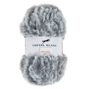 Cheval Blanc Louve Pelote De Laine Koala Effet Fourrure