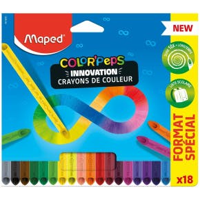 18 Crayons De Couleur - Color'peps Infinity - Maped