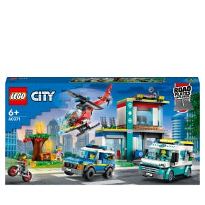 Lego City Hoofdkwartier Van Hulpdienstvoertuigen - 60371