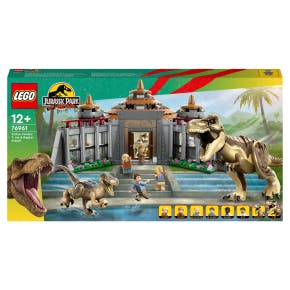 Lego Jurassic World Le Centre De Visiteurs : L'attaque Du T.rex Et Du Velociraptor - 76961