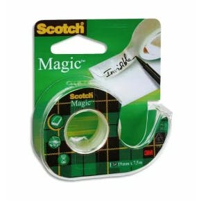 Scotch Invisible Magic 810 Tape On Plastic Reel 19mm X 7.5m