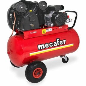 Mecafer Compressor 100l Tweecilinder V Gietijzer