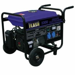 Master Flash 3300w Mf3300 Generatorset Met Benzinemotor + Trolleyset